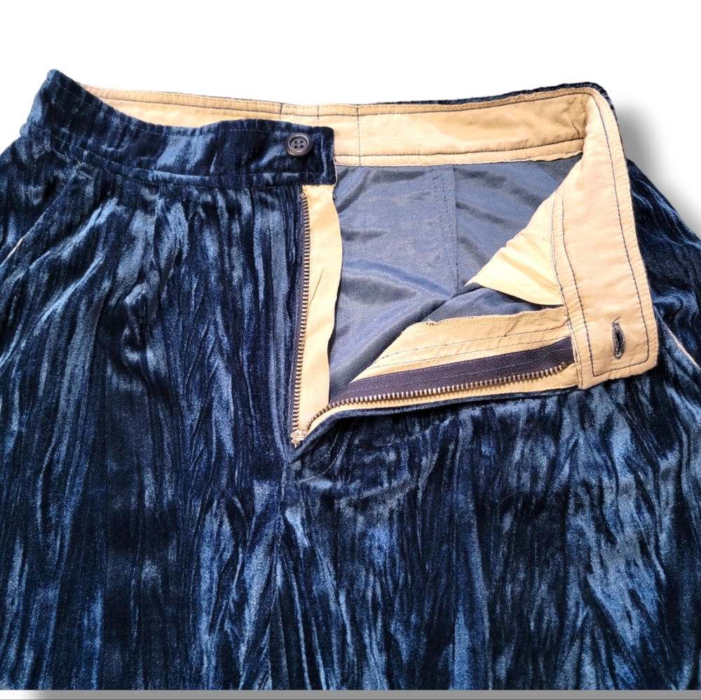Free People Runaway Velvet Wide Leg Pants Size 4 - Picture 9 of 13